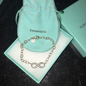 Tiffany and Co sterling Silver Infinity Bracelet